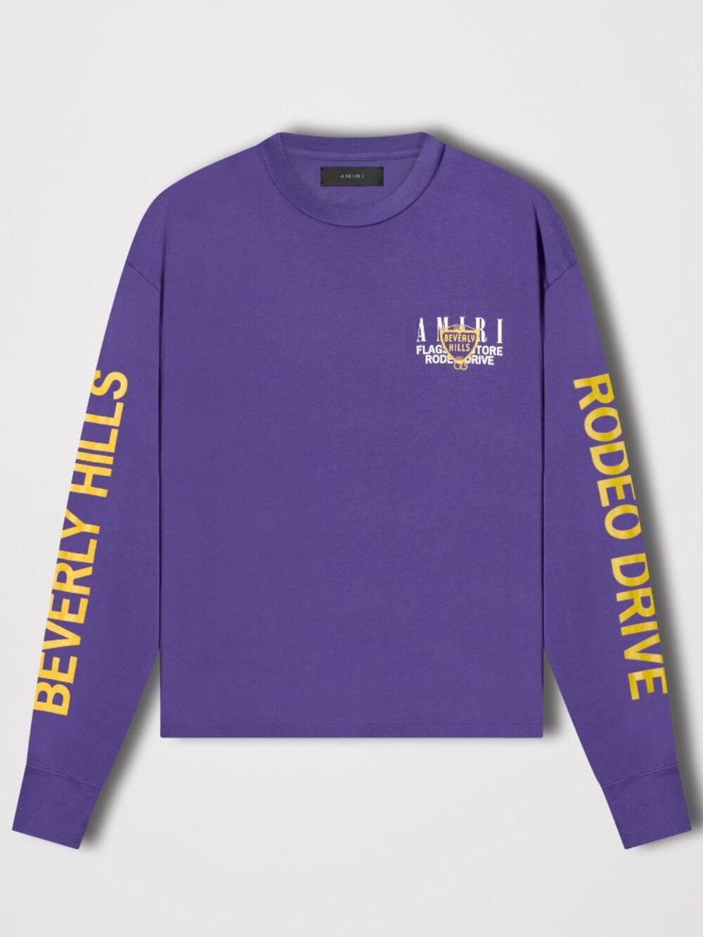 AMIRI x BEVERLY HILLS nwt purple long-sleeve M